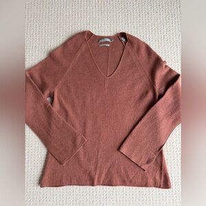 Vince V-Neck Sweater - Warm Brown